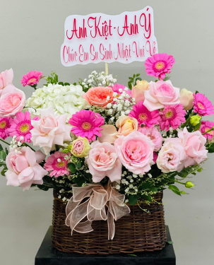 Hoa hồng  chúc mừng sinh nhật 