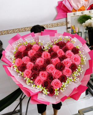 Hoa hồng sáp mix theo yêu cầu - Hoa sáp Bến Lức 