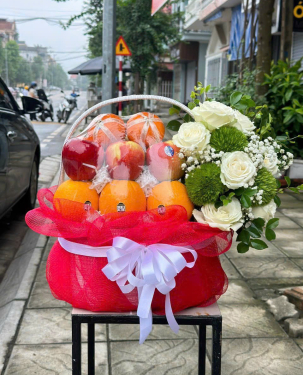 GIỎ TRÁI CÂY CHIA BUỒN GIÁ RẺ 